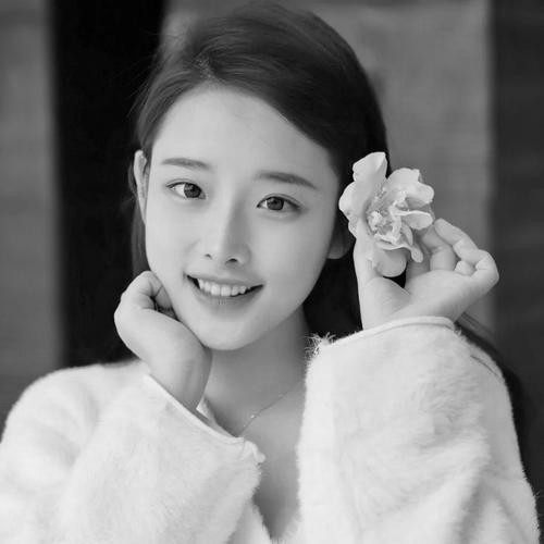 女生黑白头像图片200张