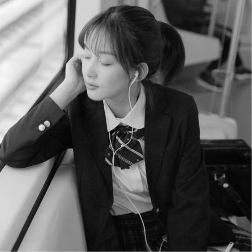 女生黑白头像图片200张