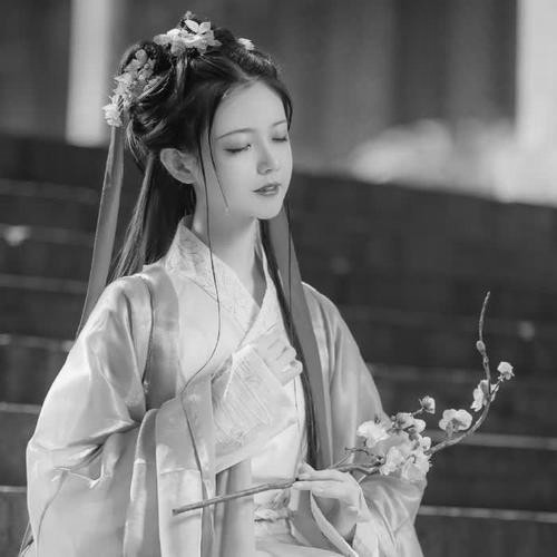 女生黑白头像图片200张