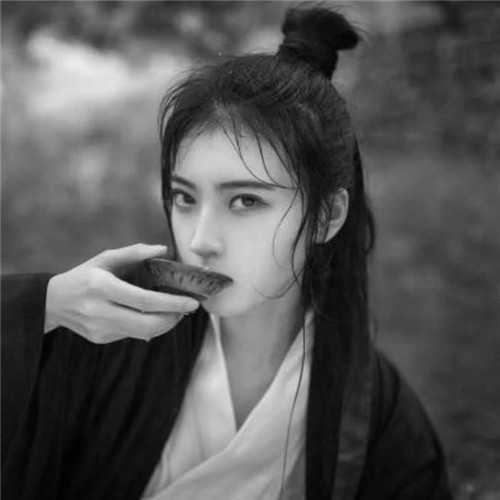 女生黑白头像图片200张