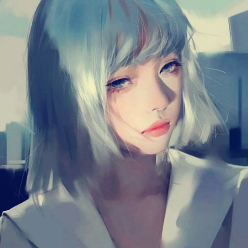 复古女生头像图片