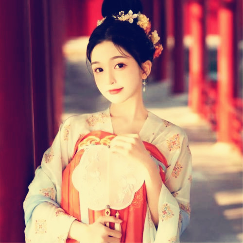复古女生头像图片