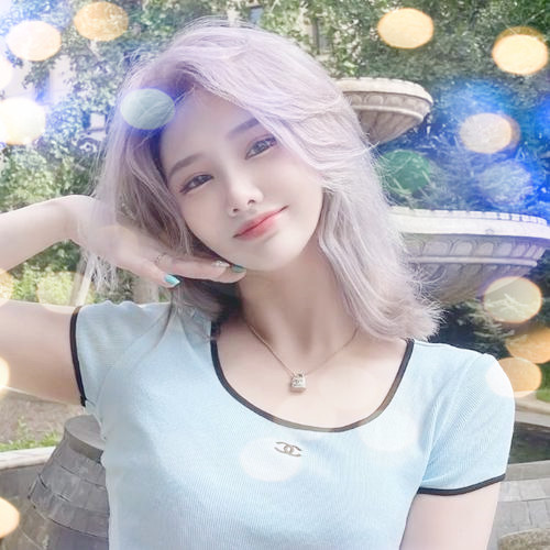 女生头像真人夜景特效图片