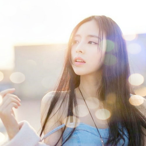 女生头像真人夜景特效图片
