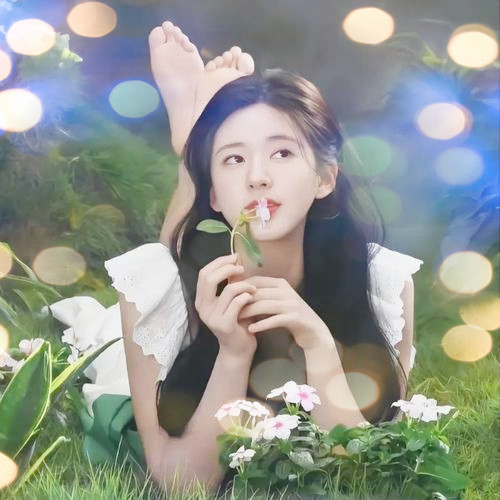 女生头像真人夜景特效图片