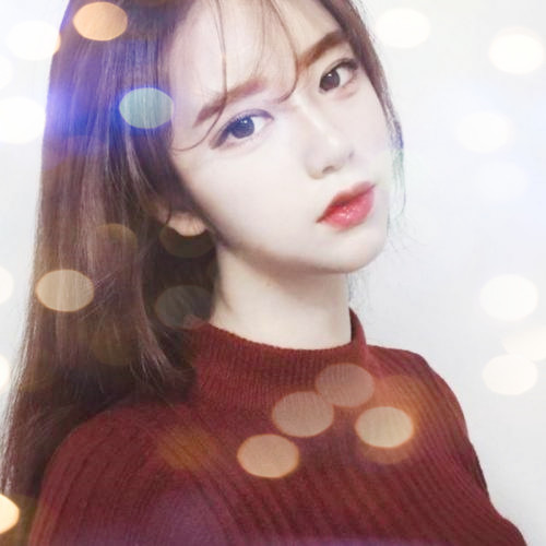 女生头像真人夜景特效图片