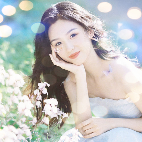 女生头像真人夜景特效图片