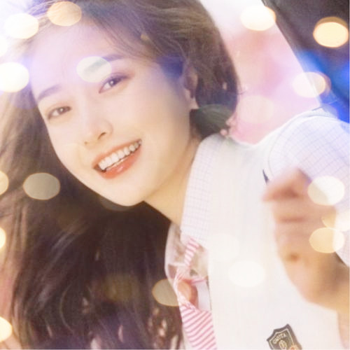 女生头像真人夜景特效图片