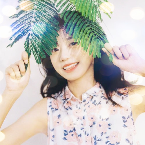 女生头像真人夜景特效图片