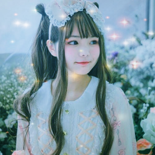 唯美星光女生头像图片
