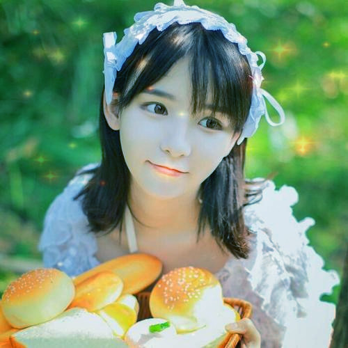 唯美星光女生头像图片