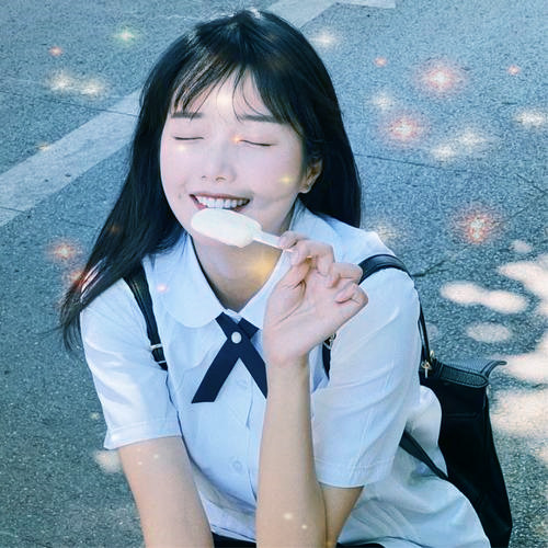唯美星光女生头像图片
