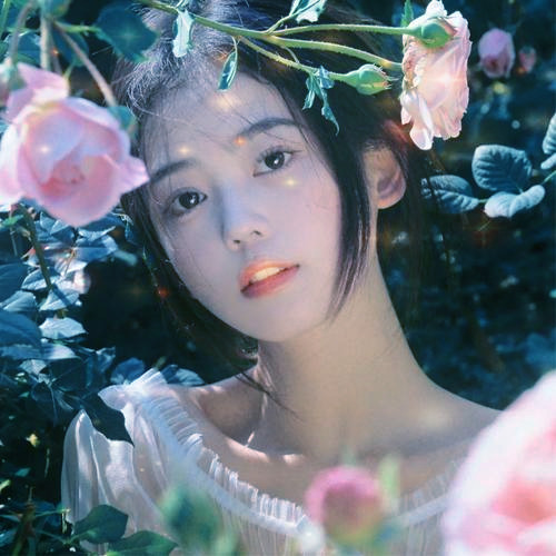 唯美星光女生头像图片