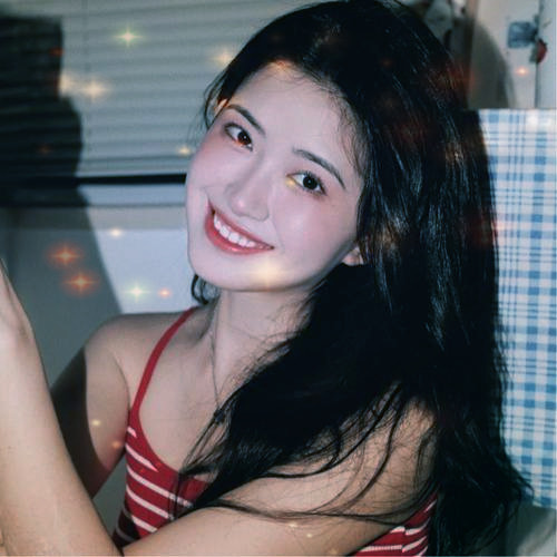 唯美星光女生头像图片
