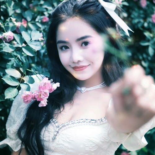 唯美星光女生头像图片