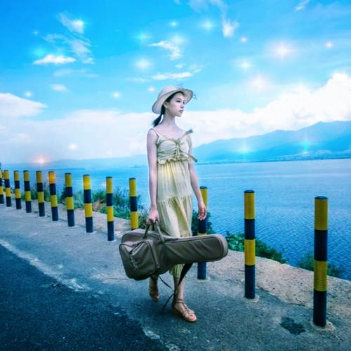 唯美星光女生头像图片