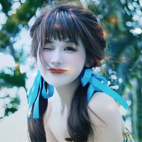 唯美星光女生头像图片