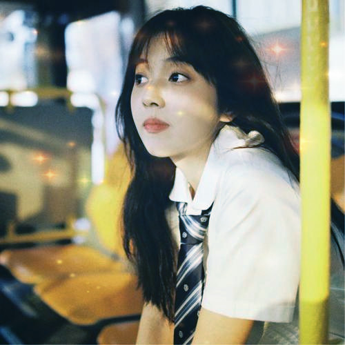 唯美星光女生头像图片