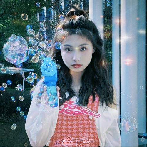 唯美星光女生头像图片