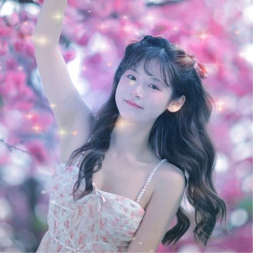 唯美星光女生头像图片