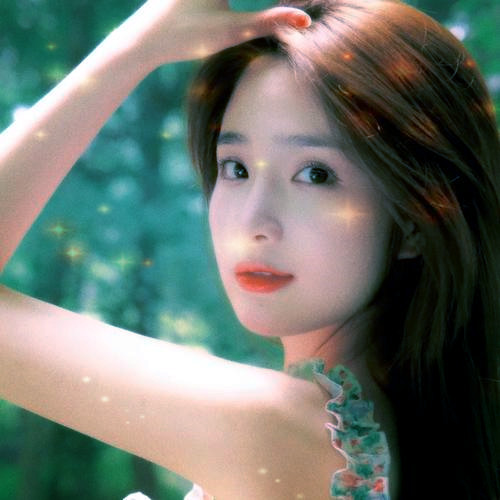 唯美星光女生头像图片