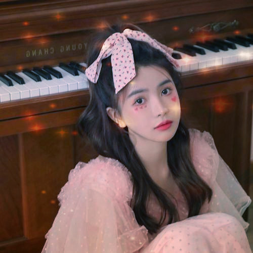唯美星光女生头像图片