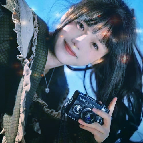 唯美星光女生头像图片