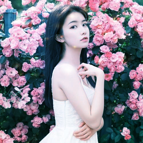唯美星光女生头像图片