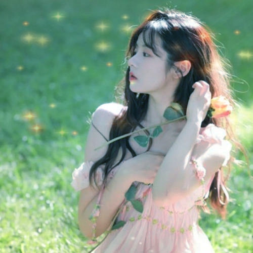 唯美星光女生头像图片