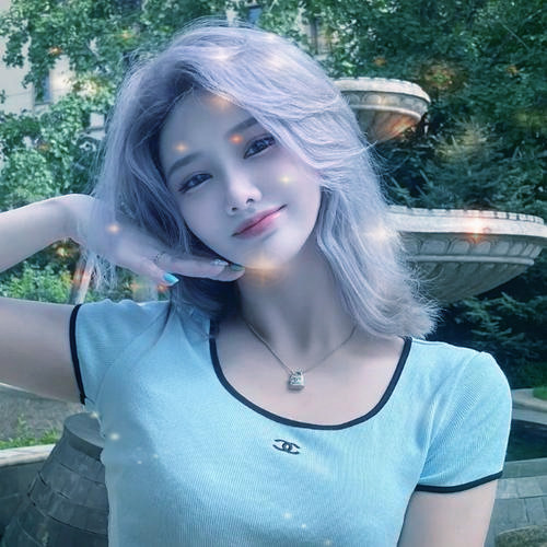 唯美星光女生头像图片