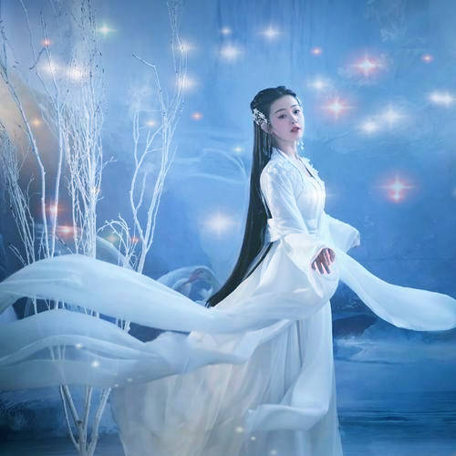 唯美星光女生头像图片