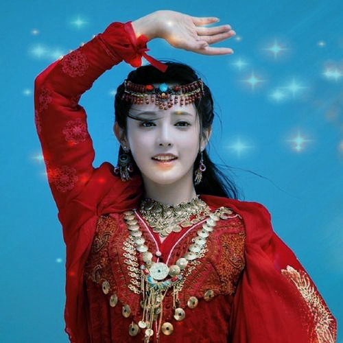 唯美星光女生头像图片