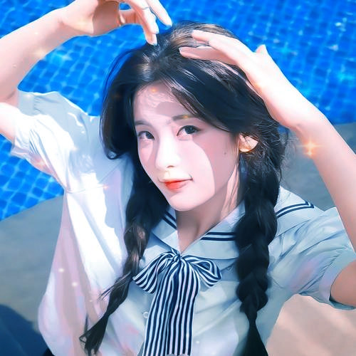 唯美星光女生头像图片