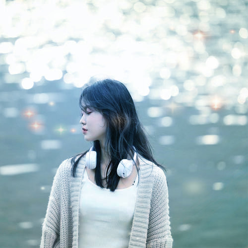 唯美星光女生头像图片