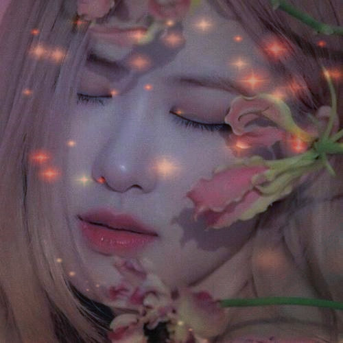 唯美星光女生头像图片