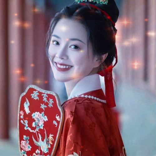 唯美星光女生头像图片