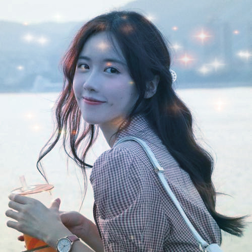 唯美星光女生头像图片