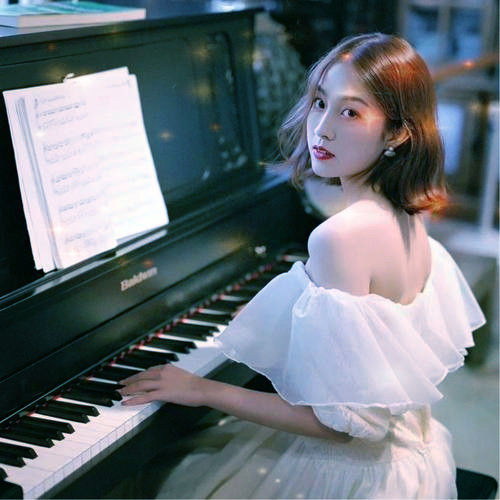 唯美星光女生头像图片