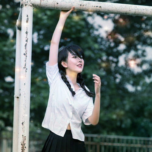 唯美星光女生头像图片