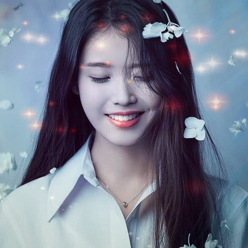 唯美星光女生头像图片