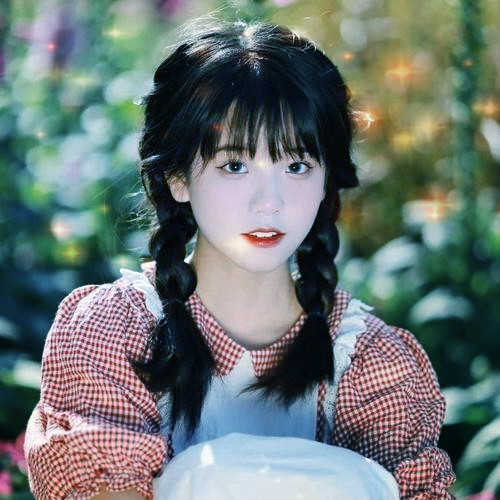 唯美星光女生头像图片