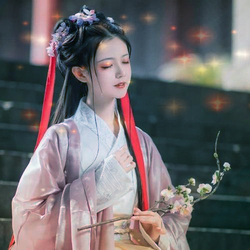唯美星光女生头像图片