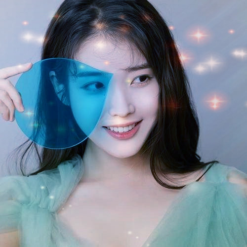 唯美星光女生头像图片