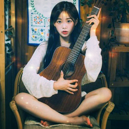 唯美星光女生头像图片