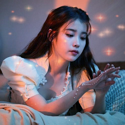唯美星光女生头像图片