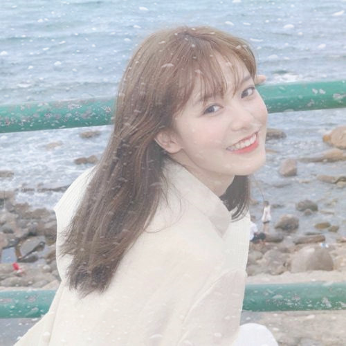 玻璃水珠特效女生头像图片