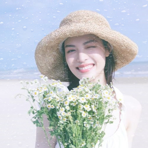玻璃水珠特效女生头像图片
