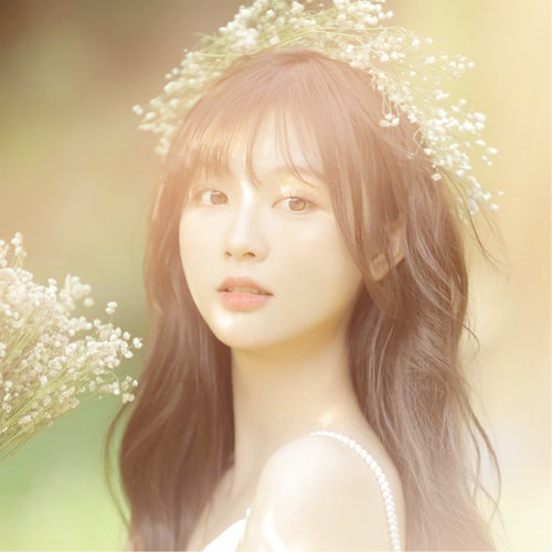 渐变色头像女
