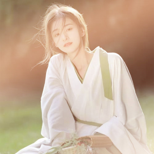 渐变色头像女