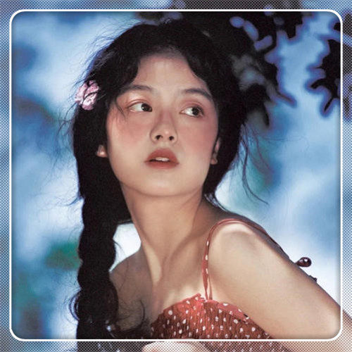 边框女生头像图片